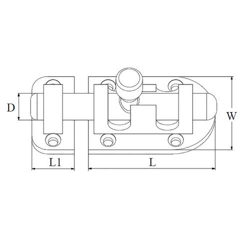 SKEPPSSKJUTREGEL 45X30MM RF